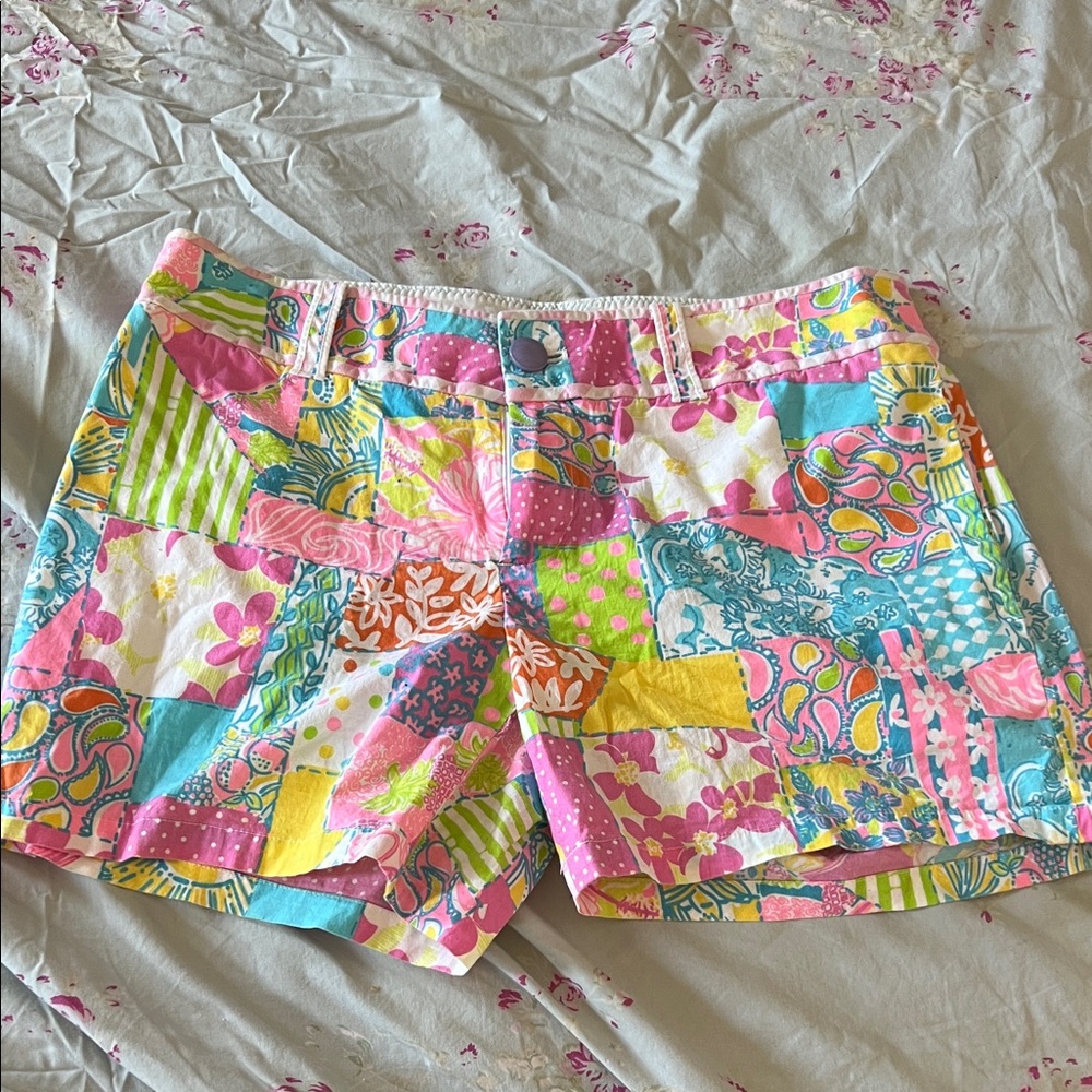 Lilly Pulitzer Multicolor Patchwork Women's Shorts